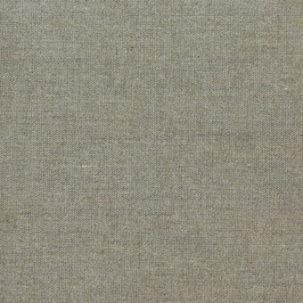 Woven fabric texture in gray-green, displaying a dense, irregular pattern with a matte finish; label reads “turri > fabric cat. b > 752 c”.
